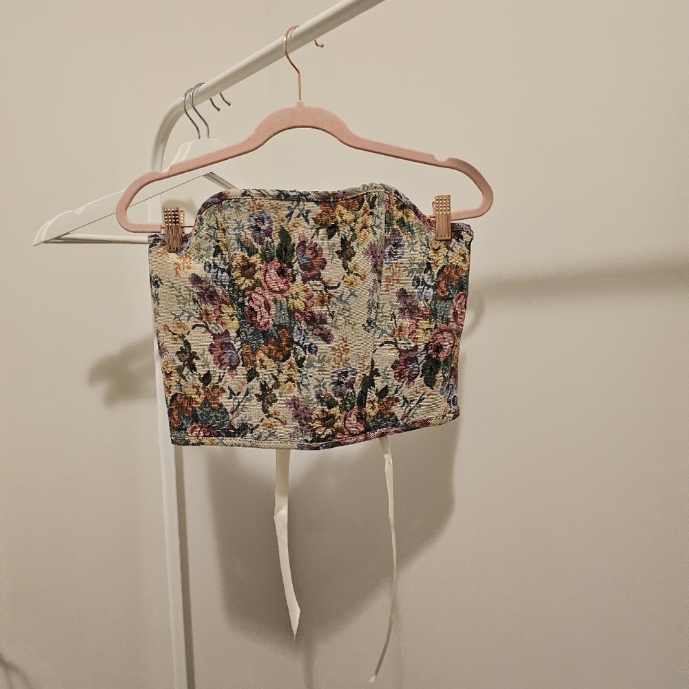 Princess Polly Floral Bustier Top